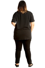 1698 Applique Loops T-Shirt