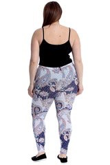 7195 Paisley Print Leggings