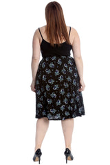 5053 Floral Print Skirt