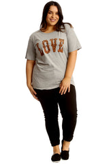 Love Print T-Shirt