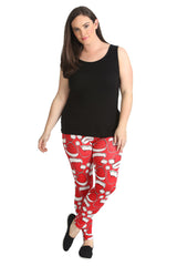 7115 Santa Hat Leggings