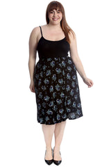5053 Floral Print Skirt