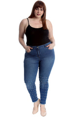 6100 Pearl Stitched Jeans