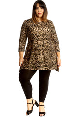 Leopard Print Swing Top