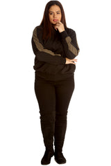 3126 Side Panel Hooded Bomber Jacket