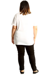 1698 Applique Loops T-Shirt