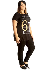 New York 67 Foil Print T-Shirt