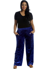 6087 Plain Velvet Trousers