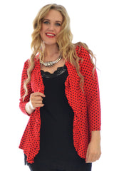 3057 Polka Dot Cardigan