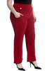 6091 High Waist Side Pocket Trousers
