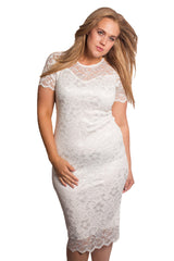 2104 Floral Lace Bodycon Dress