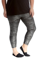 7209 Wings Disco Fabric Leggings