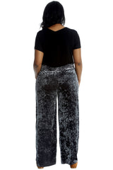 6087 Plain Velvet Trousers