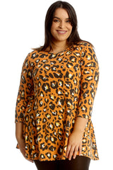 Leopard Print Swing Top