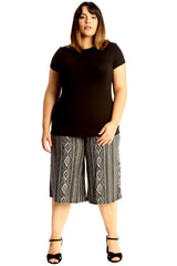 6137 Aztec Print Culottes
