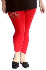 7217 Emoji Stud Cropped Leggings