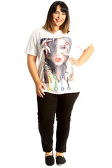 1698 Applique Loops T-Shirt