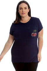 1762 Cherry Pocket Stud T-Shirt