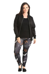 7130 Halloween Print Leggings