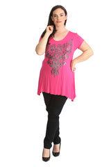 1376 Glitter Beaded Top
