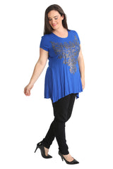 1376 Glitter Beaded Top