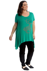 1375 Studded Reindeer Top