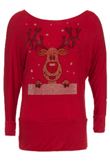 Rudolph Batwing Top