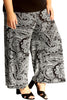 6117 Bold Paisley Print Palazzo Trouser