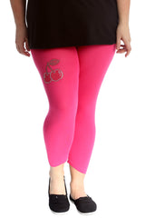 7212 Cherry Stud Cropped Leggings