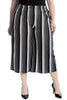 6089 Stripe Print Culottes