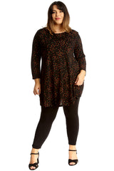 1672 Multi Color Polka Dot Top