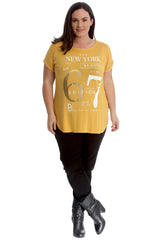 New York 67 Foil Print T-Shirt
