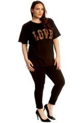 Love Print T-Shirt