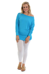 Slash Neck Top