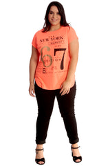 New York 67 Foil Print T-Shirt