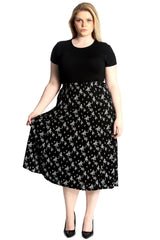 5020 Floral Maxi Skirt