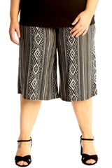 6137 Aztec Print Culottes