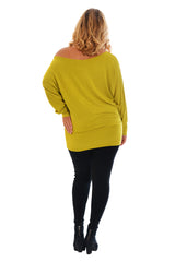 Slash Neck Top