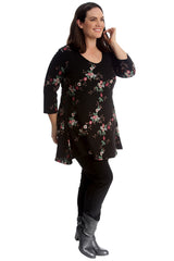 Floral Print Swing Top
