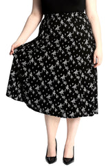 5020 Floral Maxi Skirt