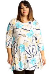 1659 Lilly Print Swing Top