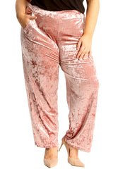 6087 Plain Velvet Trousers