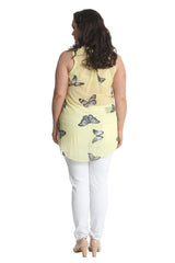 1563 Chiffon Butterfly Shirt