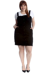 2211 Dungaree Style Dress