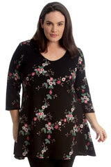 Floral Print Swing Top