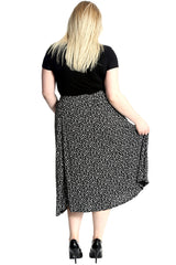 5019 Small Floral Print Skirt