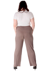 Plain Pleated Trousers