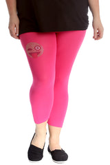 7217 Emoji Stud Cropped Leggings