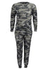 3179 Camoflauge Tracksuit Set