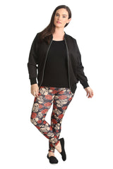7131 Scuba Skull & Roses Print